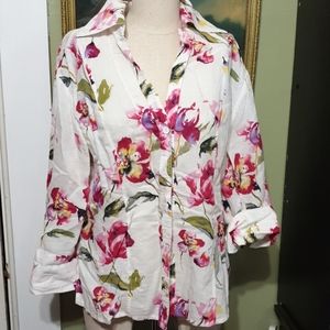 Harve Benard floral button-down